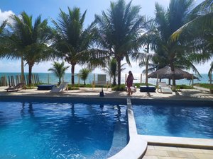 Piscina e praia