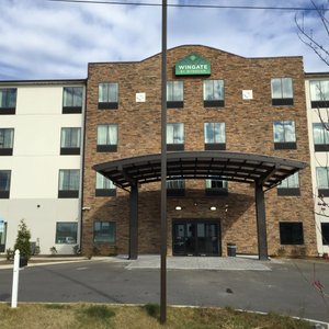 Front of hotel.