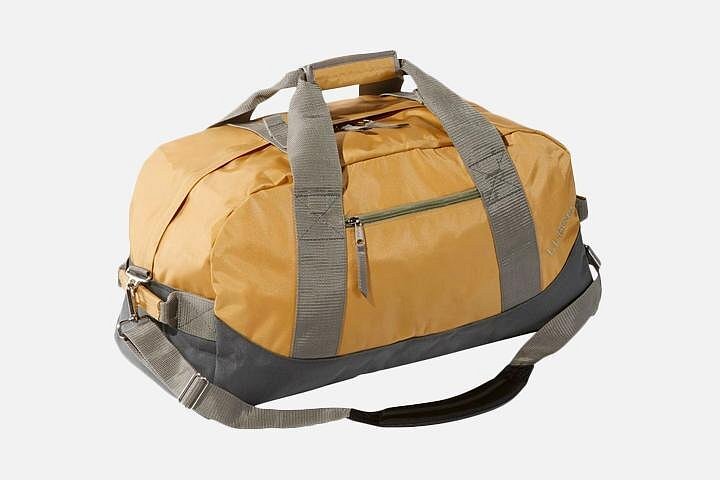The L.L. Bean’s Adventure Duffle in Yellow.