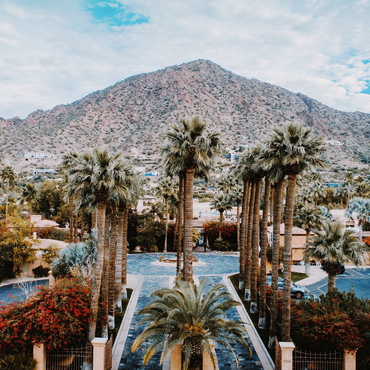 A Spanish Mediterranean mansion with casitas, estate rooms and villas. The property has cobblestone pathways, fireplaces and fountains. Note: Description and Image are Courtesy of TripAdvisor