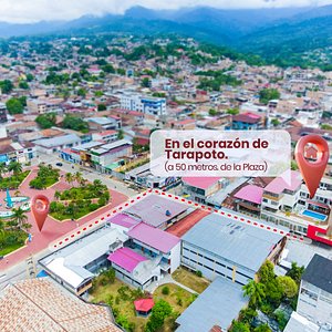 Hotel Nilas, en el corazón de Tarapoto.
Estamos ubicados a solo 50 metros de la plaza de la ciudad.