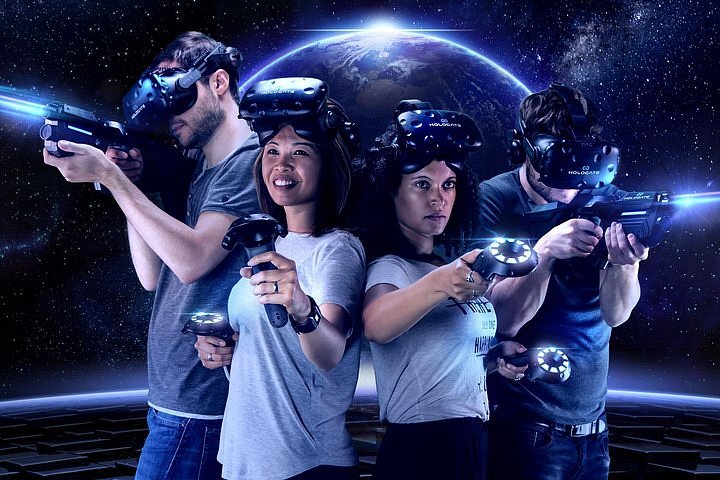 Sessão de jogo multijogador de realidade virtual