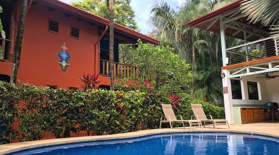 Casa Pelicano and Yoga Deck from the Pool
