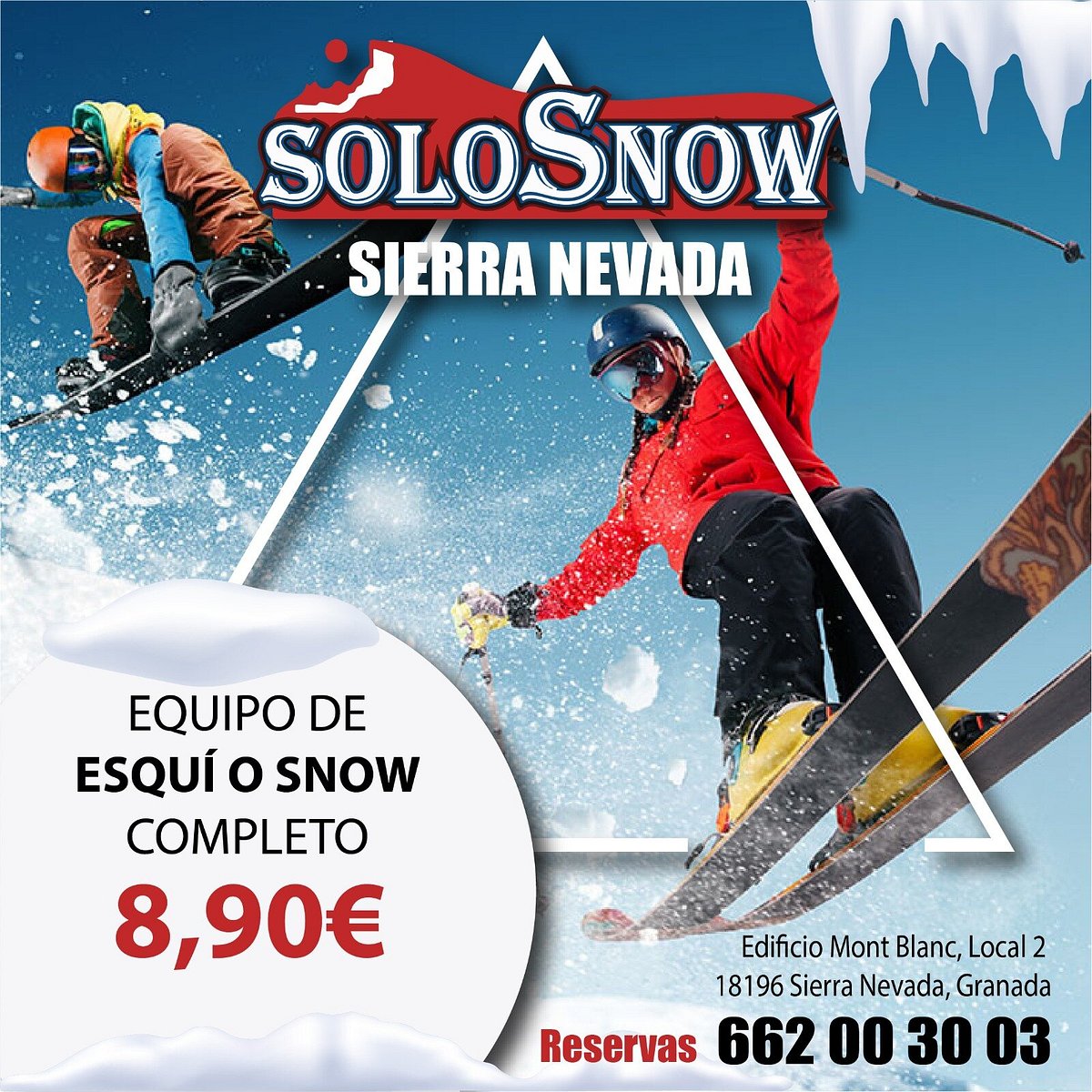 Tabla Snowboard - Bóreas Sierra Nevada