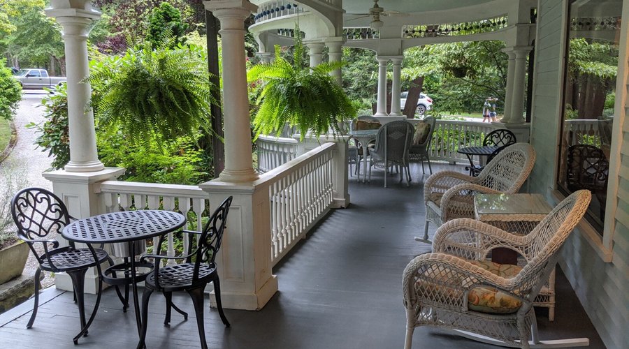 Expansive wrap around porch.