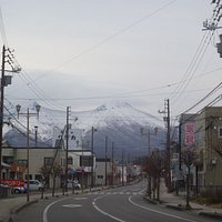 森駅前からの遠望