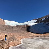 New route finding in Agua Negra glaciar, -20 C outing!
