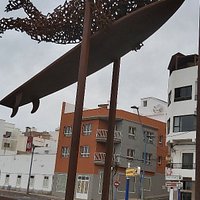 Statue of The Surfer