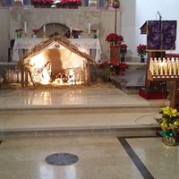 Presepe all'altare