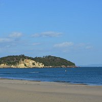 浜からの風景