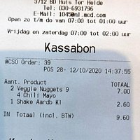 receipt