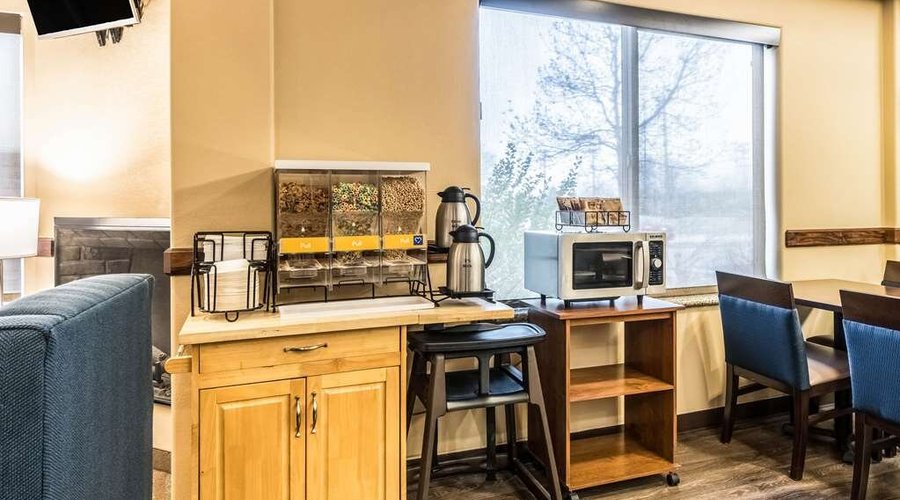 Spacious breakfast area