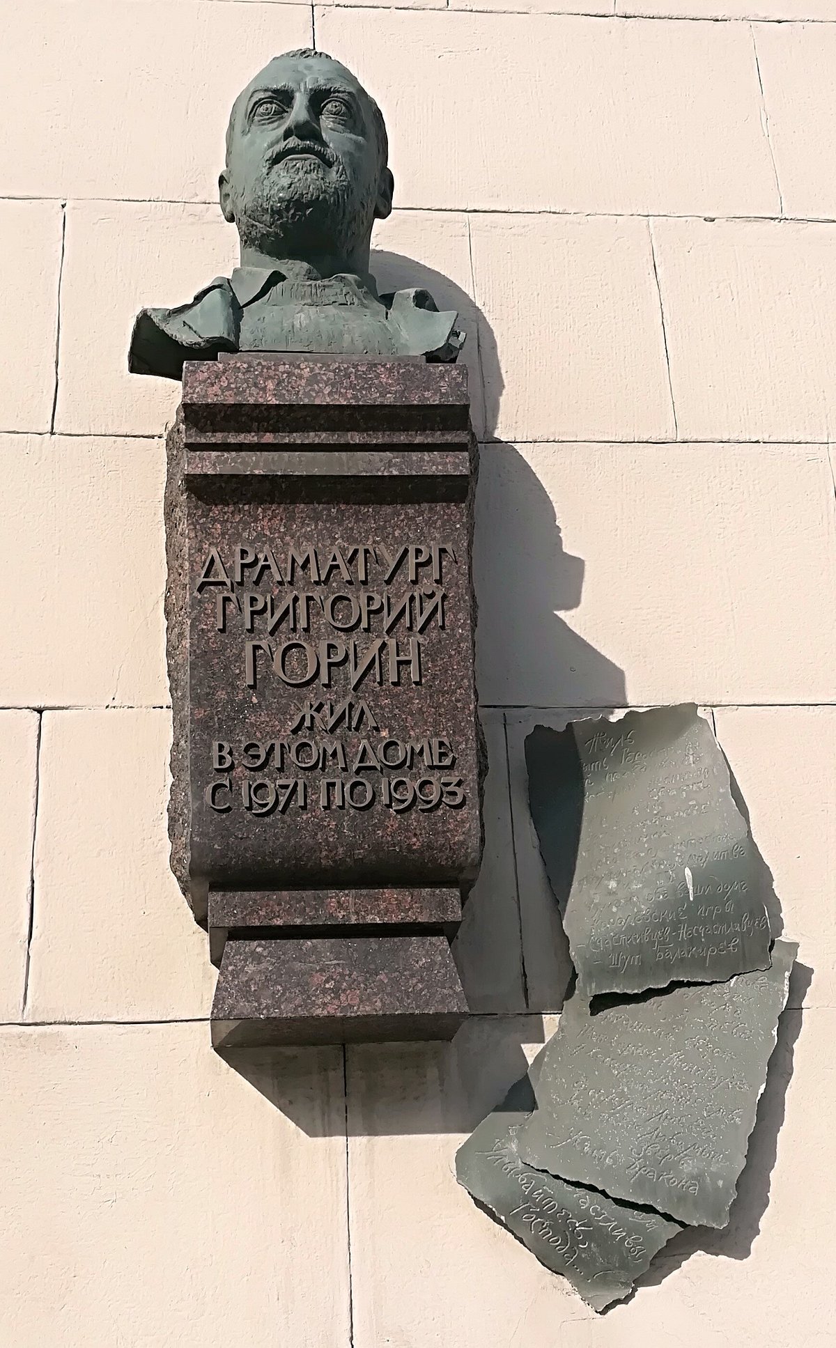 Memorial Plaque to Gregoriy Gorin, Москва: лучшие советы перед посещением -  Tripadvisor