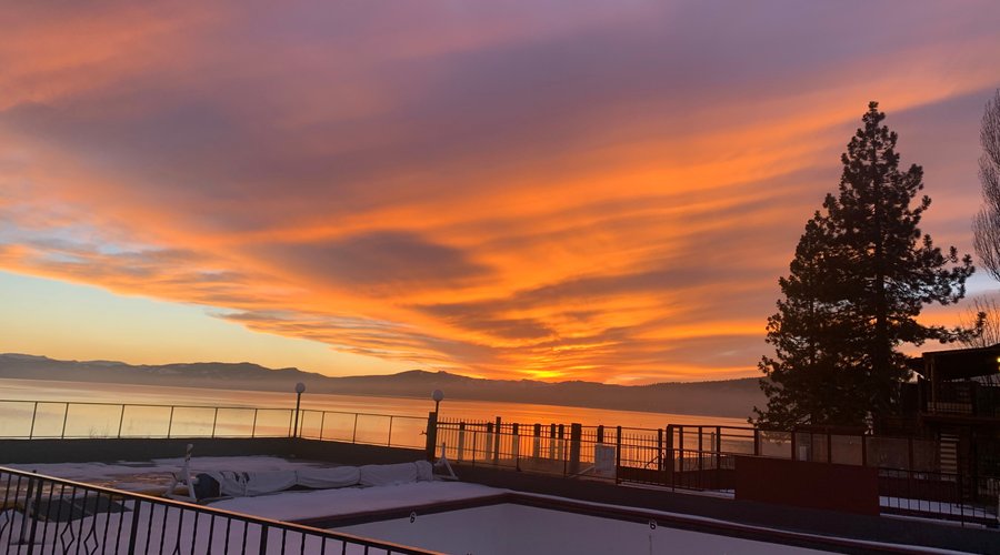 Sunset from our 200 building