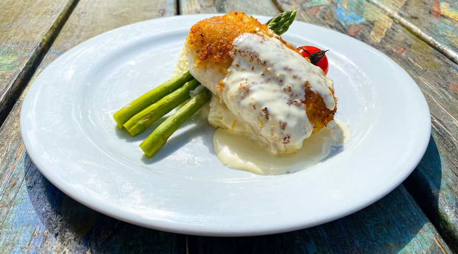 Parmesan Crusted Grouper