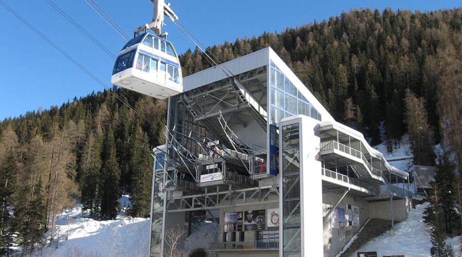 Téléphérique à 2 cabines - Samnaun (Grisons)