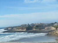 are dogs allowed at natural bridges state beach