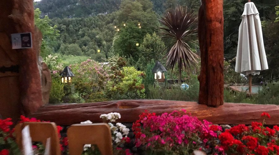 Espectacular vista a la montaña desde el restoran (Diciembre 2020)