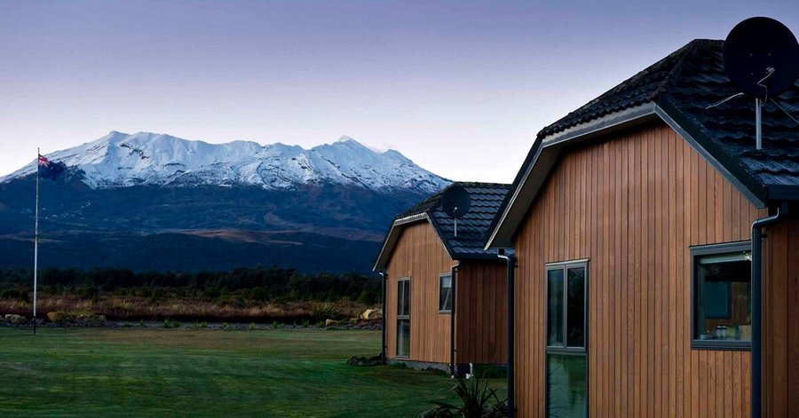 Chalets with Mt Ruapehu 