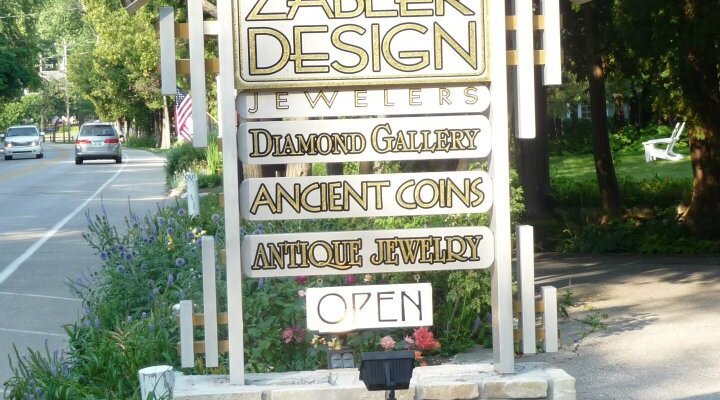 Sign from street