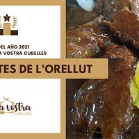 "GALTES DE L'ORELLUT" PLATO DEL AÑO 2021
MÁS VOTADO EN LAS REDES SOCIALES POR NUESTROS CLIENTES