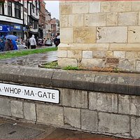 Memories … WHIP-MA-WHOP-MA-GATE. The shortest street in York!
