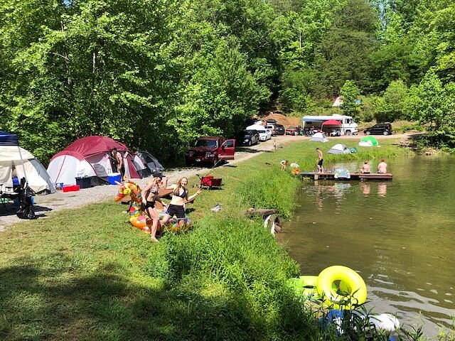 Hidden Lake Campground, Tennessee - Mayflower and Mayhem