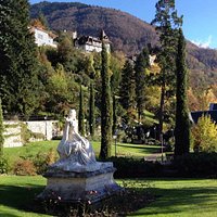 Parc des Roses à Territet-Montreux (VD) avec la statue de Sissi, impératrice d'Autriche