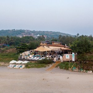 View of the LR Beach Lounge from the sea