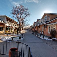 Walk-through with interesting shops