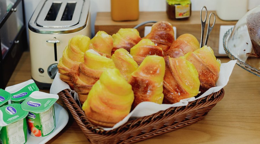 Pequeno almoço - croissants caseiros