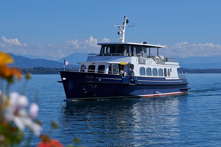 2023 Audioguided sightseeing cruise of Geneva provided by CGN