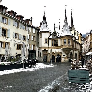 Hotel du Marche on january 2021. 