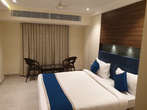 The Luxor in South Andaman Island, image may contain: Interior Design, Indoors, Chair, Bed