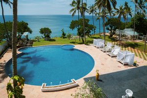 Elixir Cliff Beach Resort and Spa in Varkala, image may contain: Resort, Hotel, Pool, Outdoors