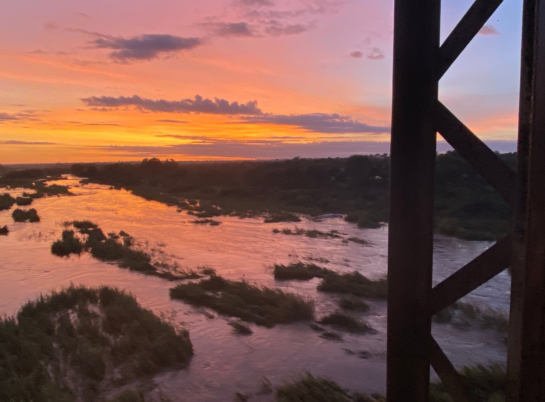 Kruger Shalati - The Train on the Bridge by Google