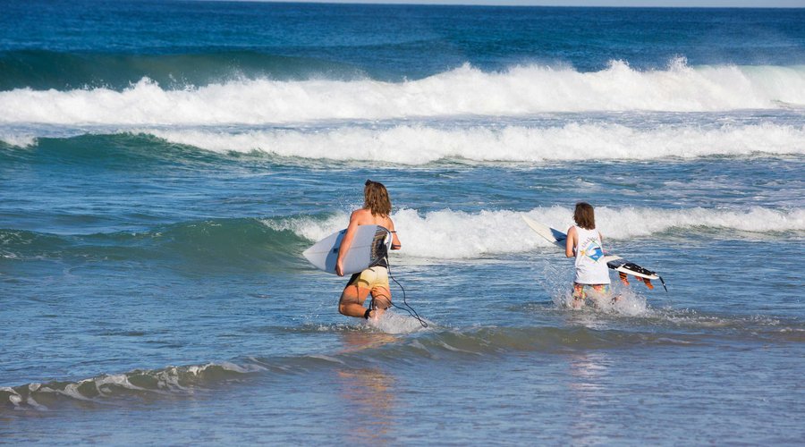 Main Beach popular surf