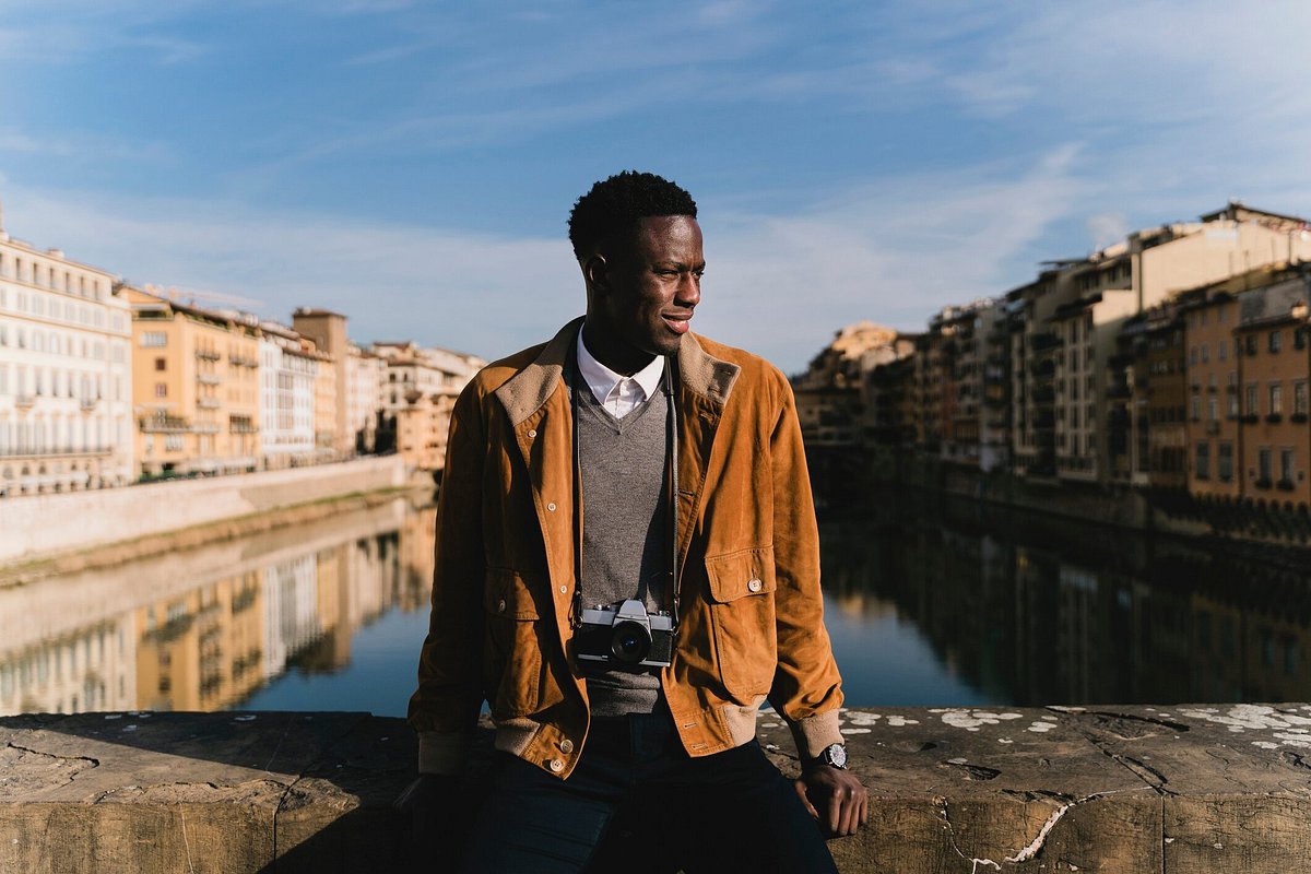 black man in Florence Italy