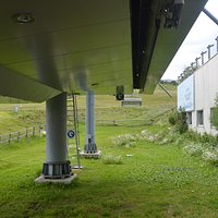 la stazione a valle