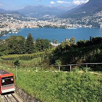 Funiculaire Monte San Salvatore (station inférieure à Paradiso)