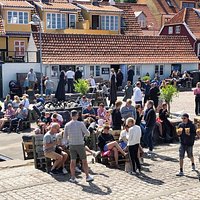 Havneområdet foran Det Griser Food joint