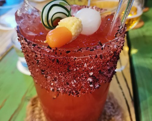 Wasabi And Celery Foam Bloody Mary