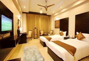Five Elements Hotels - Gurugram (The Claire) in Gurugram (Gurgaon), image may contain: Monitor, Screen, Computer Hardware, TV