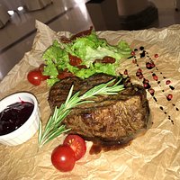 Стейк из говядины , очень вкусный