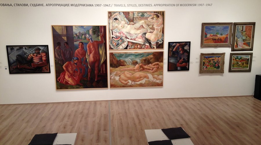 Inside gallery