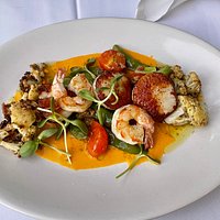 Cafe Marquesa Shrimp and Scallops