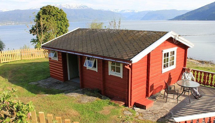 Cabin part of Tjugum Cabins by the Sognefjord in Balestrand.