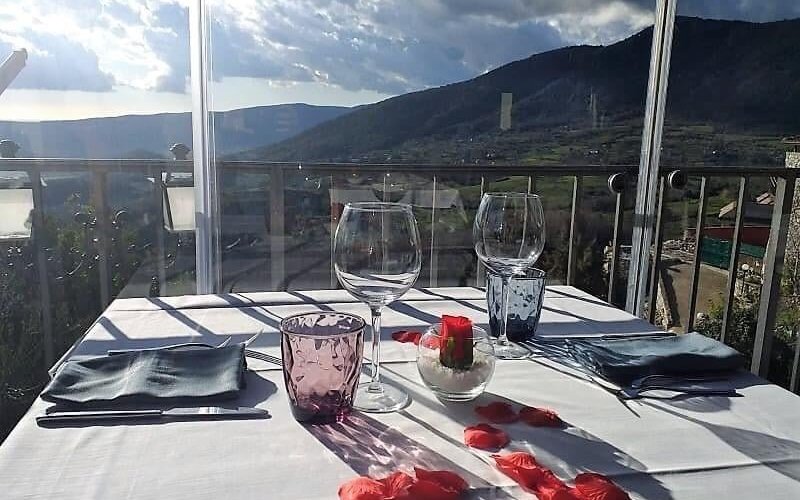 La veranda del #ristorantedelborgo.