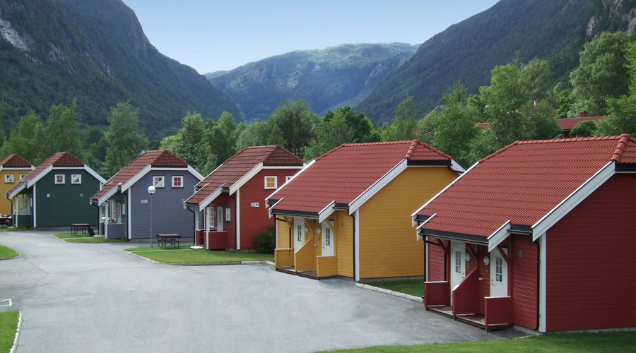 Cabins in summer