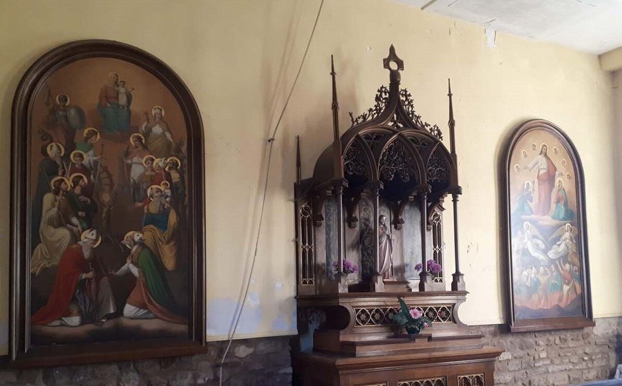 Chapelle Saint-Denis à Wolxheim au milieu des vignes
